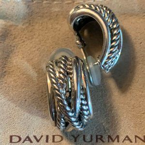 David Yurman Crossover Collection Huggie Hoops